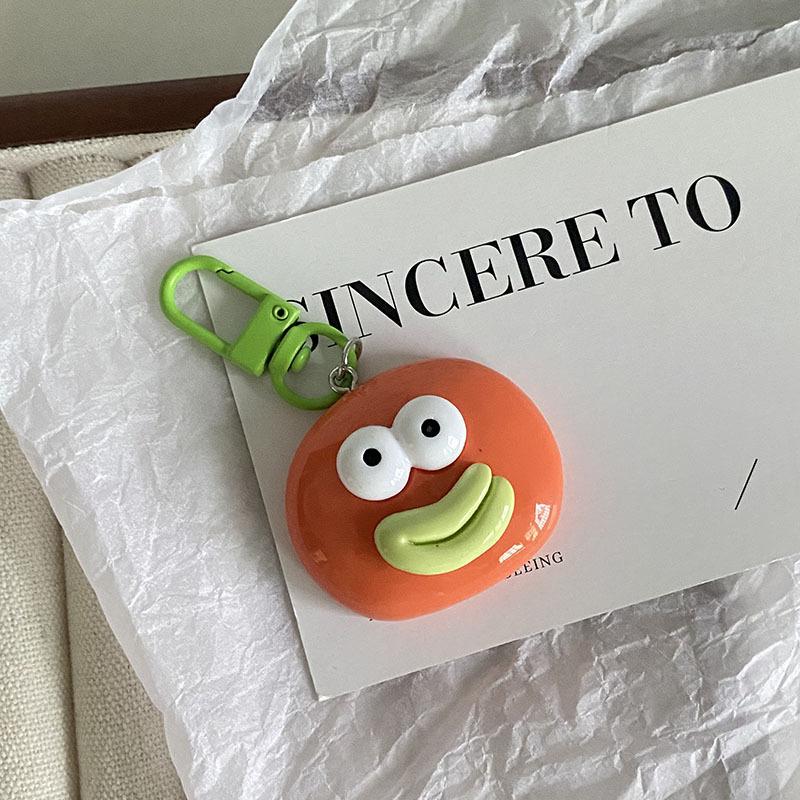 Portachiavi Geometrico Bocca Grande Ciondolo Auto Carino Bambola in Resina Coppia Studente Zaino Borsa Ciondolo Accessori