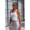 Women Sexy Y2k Slim Fit Solid Ribbed Cropped Sleeveless Tank Top
