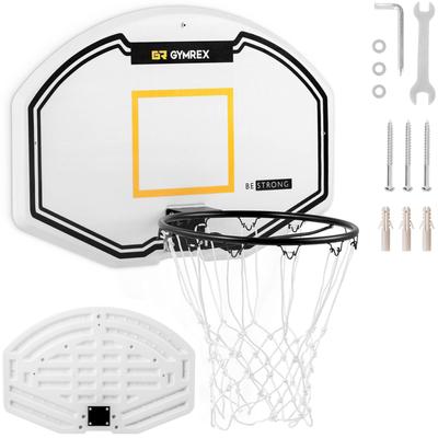 Basketball Backboard with Rim for Wall Mounting 61x91 Cm