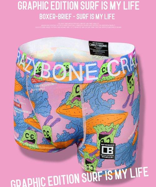 

[Crazybone] Серия боксеров с принтом - СЕРФИНГ - ЭТО МОЯ ЖИЗНЬ [Отправка из Кореи] 100% Оригинал M