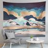 Karda Sunrise Mountain Print Pattern Tapestry Home Living Room Bedroom Wall Decor Backdrop Cloth Tapestry