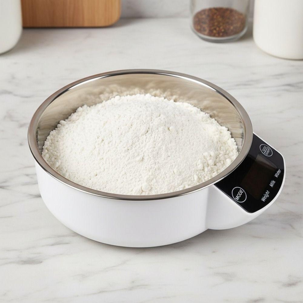 Detachable Digital Bowl Scale LCD Display Kitchen Scale  Baking