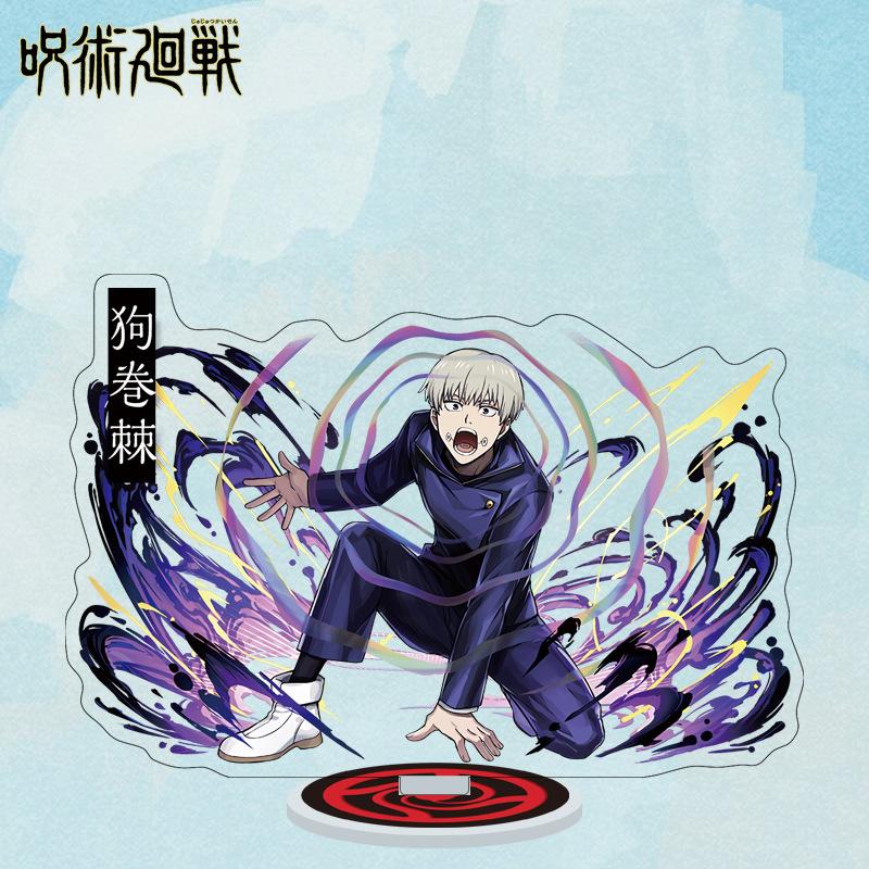 Cartoon Anime Jujutsu Kaisen Figures Acrylic Stand Manga Gojo Satoru Figurines Garage Kits GK Ornaments Decoration Plaything