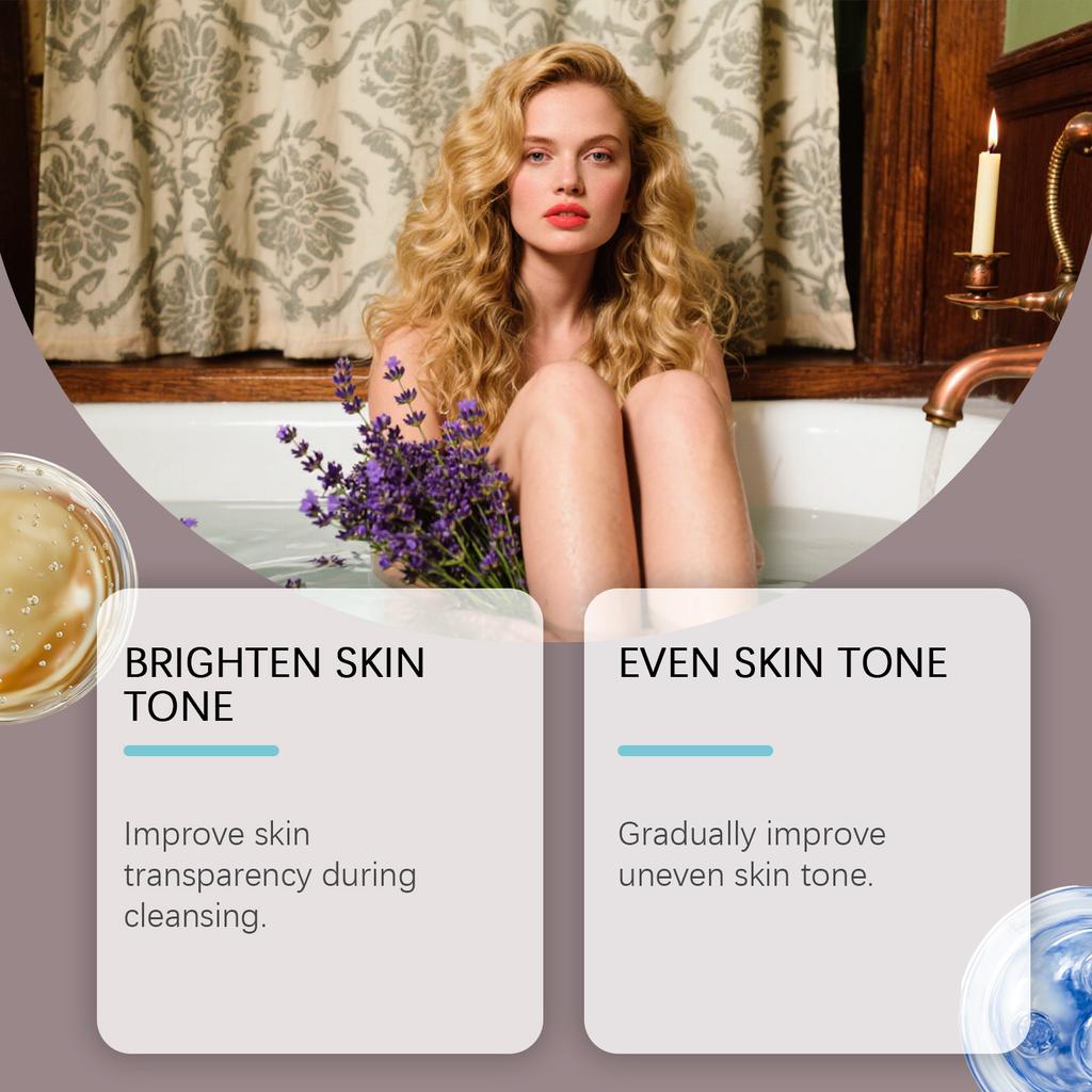 Seifenset Reinigt Poren, Reduziert Feine Linien, Hellt Die Haut Auf Und Verbessert Fahlheit. Geeignet für den ganzen Körper.