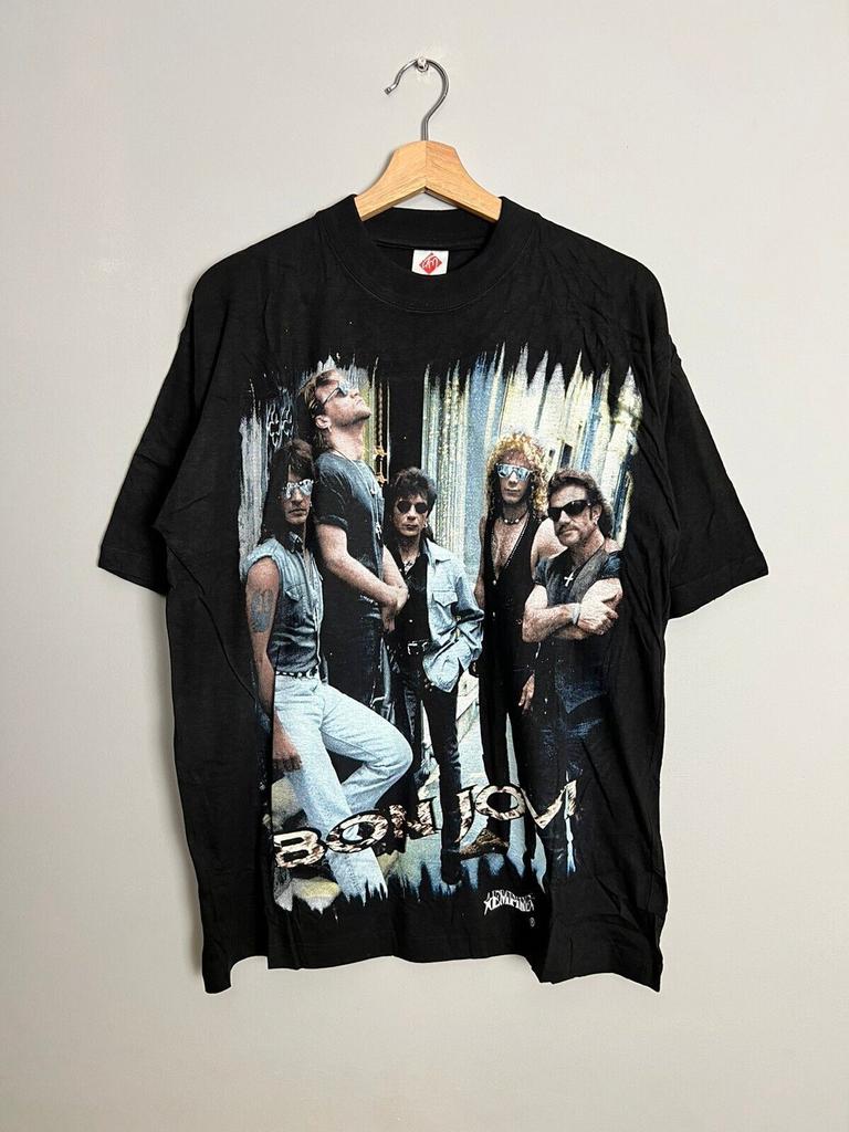 Rare Bon Jovi 90s Vintage Empire Tee Rock Music Band Unisex T-Shirt
