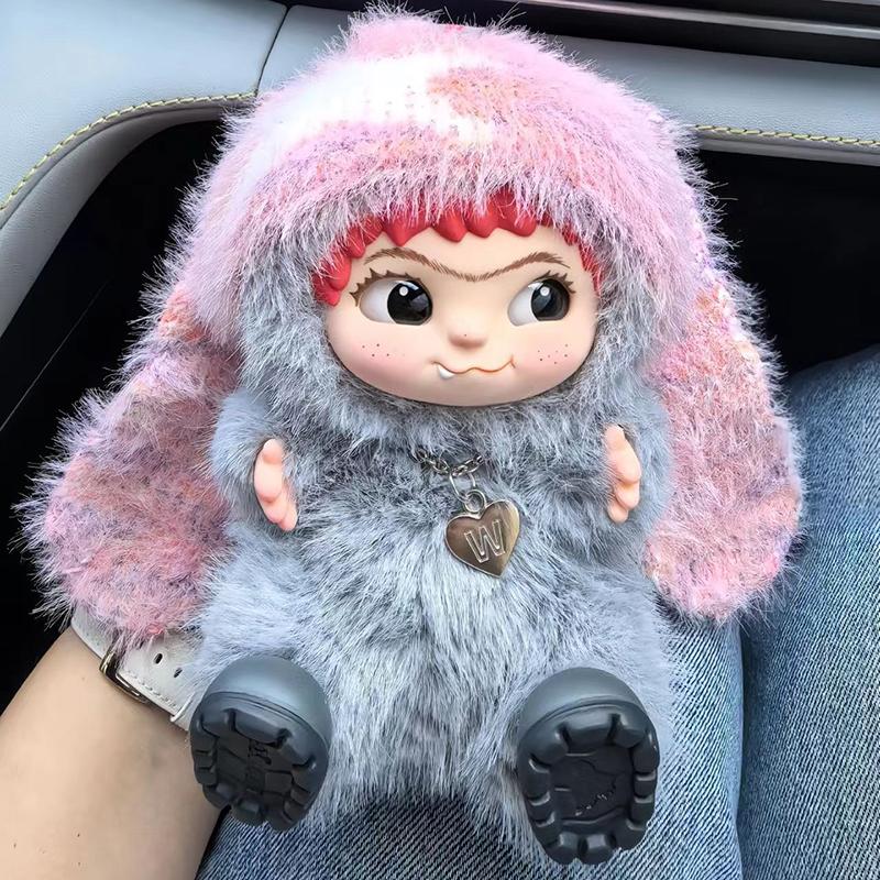 New Wakuku Plush Doll Keychain The Monsters Box Toy New Vinyl Doll Kawaii Backpack Pendant Decoration Case Gift Cute Wakuku