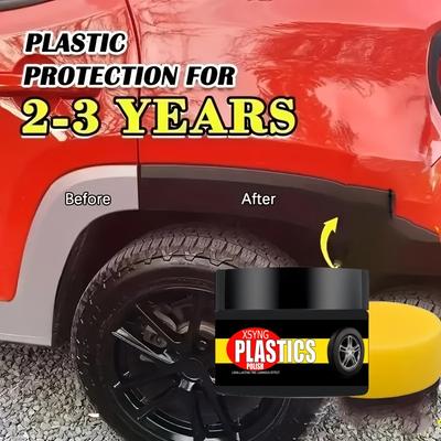 Kit de reparo de plástico automotivo, anti-rachadura, anti-envelhecimento, reparo de arranhões em pneus de carro e motocicleta, fácil de usar e durável