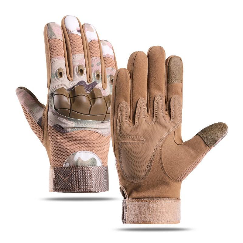 Tactical Half-Finger Gloves Men Softshell Outdoor Sports Cycling Anti-Slip Durable Ultra-Suede