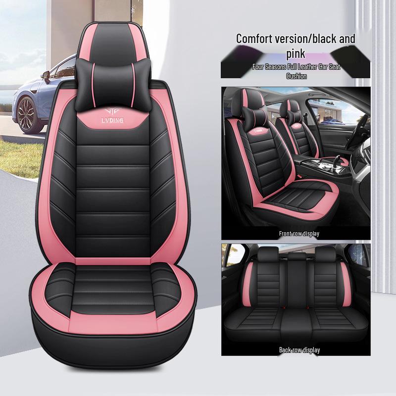 Universal Full Leather Car Seat Cushion Cover for All Seasons