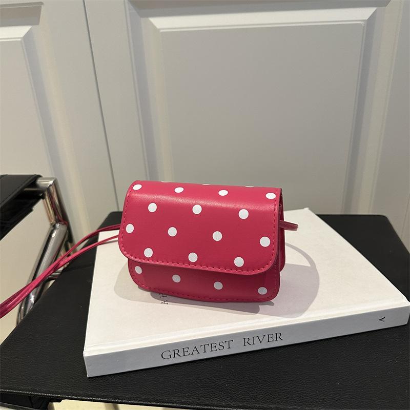 Mini Temperament Shoulder Bag Exquisite and Beautiful Casual Polka Dot Printing Popular Fashion Trend Messenger Bag Small Square Bag Women