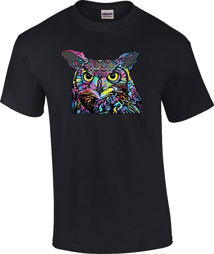 Dean Russo Owl Patchwork Owl T-Shirt L