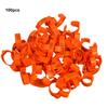 Yousheng 100Pcs Chicken Ring Adjustable Buckle Design Easy-assembled Duck Chicken Foot Ring for Marking