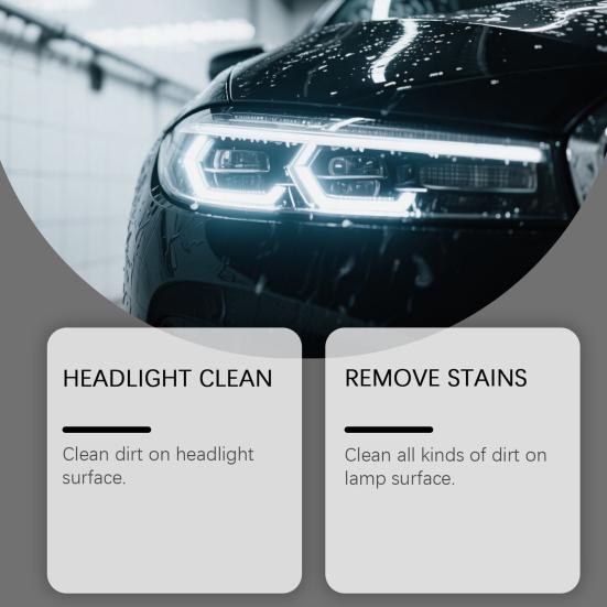 Scheinwerfer-Reparaturset Behebt Vergilbung Beschlag Oxidation Auto-Scheinwerfer mit Poliermittel UV-Schutzspray