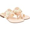 Shoetopia Embroidered Ethnic Cream Kolhapuri Flats For Women & Girls /Uk7