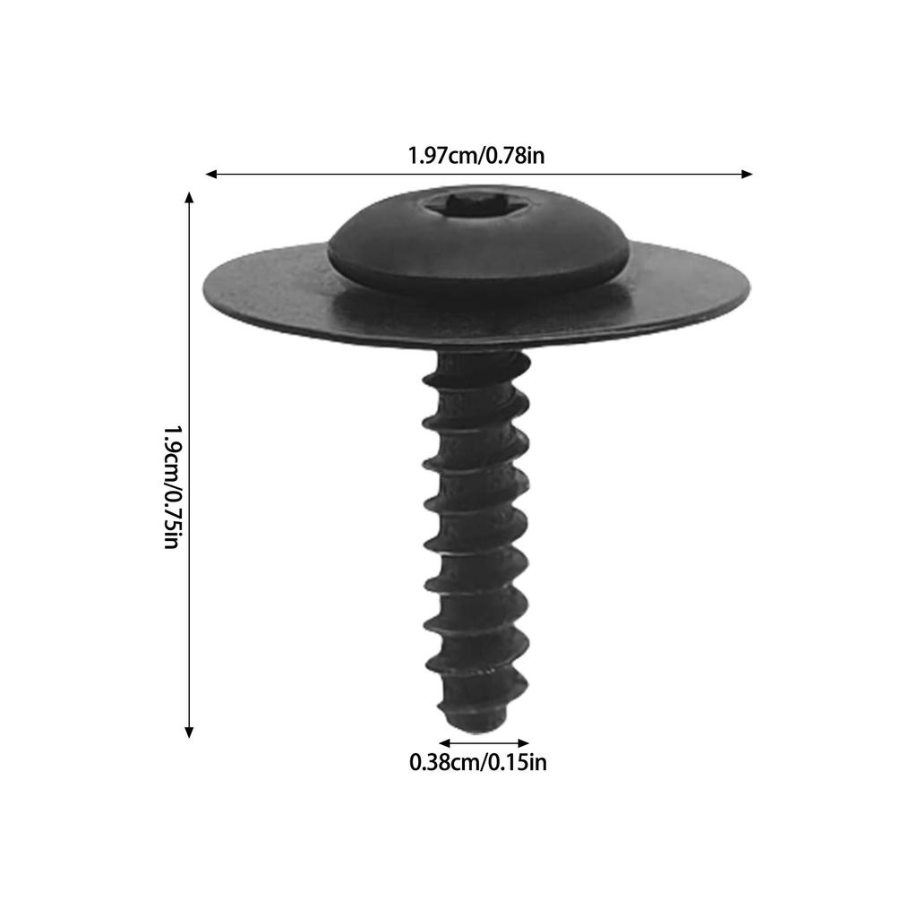 10pcs Versatile Bolts Screws Reliable Bolts Screws Universal Fitment Screw Anti Rusts  Car Bolt Upgrades for Automotive