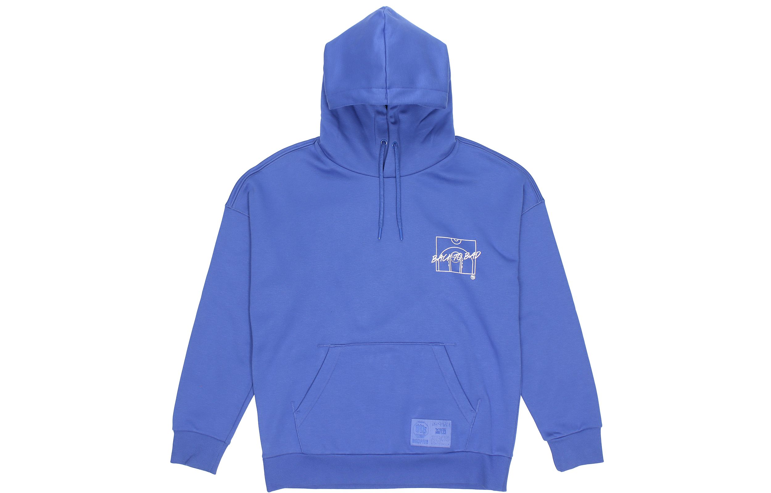 Li Ning Sweatshirts Men s Bright Royal Blue Hooded Thickened Regular AWDQ767-4 XL