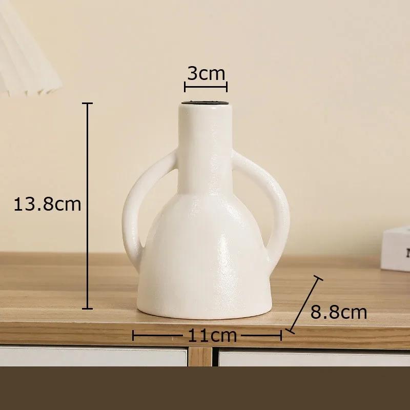 Minimalist Design Ceramic Candle Holder Romantic Candlestick Desk Decoration Wax Melt Burner Creative Home Candle Holders