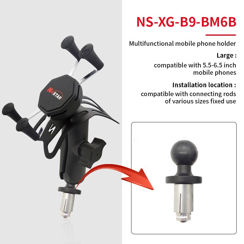 Bike Bicycle Car Motorcycle GPS Mount Aluminum Rail Handlebar Cell Phone Mount Mountain Bike Motorcycle Phone Mount