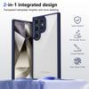 Pro pouzdro Samsung Galaxy S24 Ultra Pokovování Silikonový Nárazník Nárazuvzdorný Průhledný Zadní Kryt Tvrdé Pouzdro na Telefon pro Samsung S24Ultra S928B