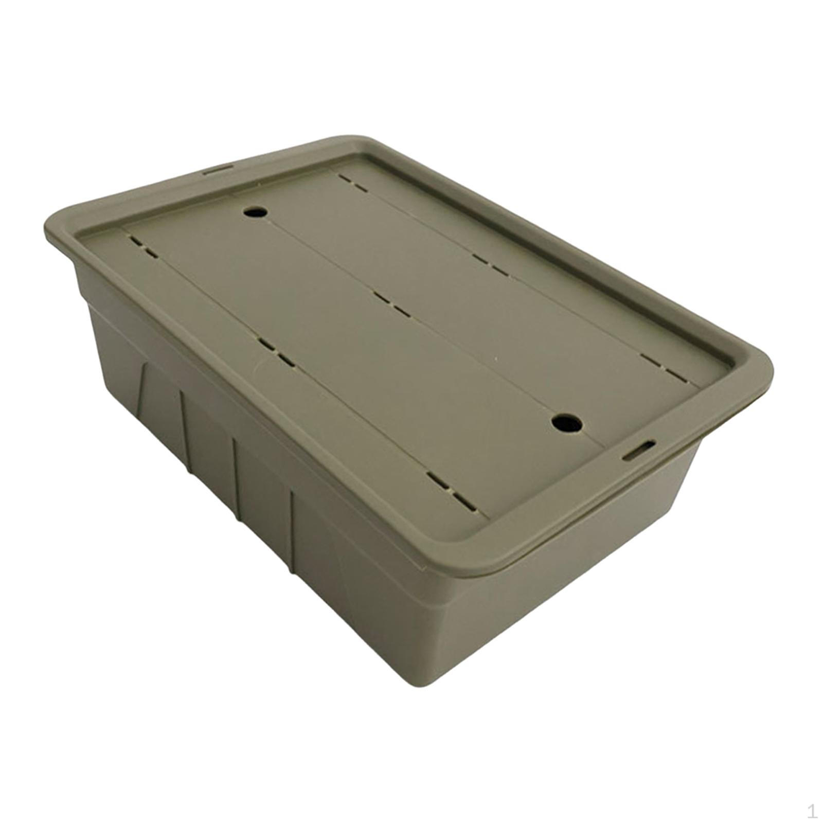 

Походный стол корзина контейнер для чая кунг-фу компактный органайзер для путешествий в автодоме, пикника, барбекю зелёный