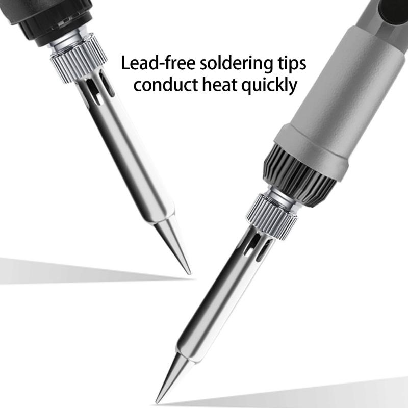 60W Digital Display Soldering Iron Soldering Tool Adjustable Temperature Accessories Available Home Repair 180-500℃