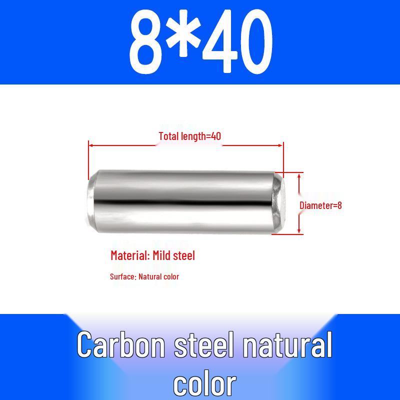 GB119 Iron Cylindrical Positioning Pin - Solid Pin Shaft M3M4M5M6M8M10M12