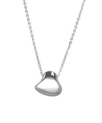 Glory_Arden [Unisex] Heart Surgical Steel Necklace / Ghmn-438