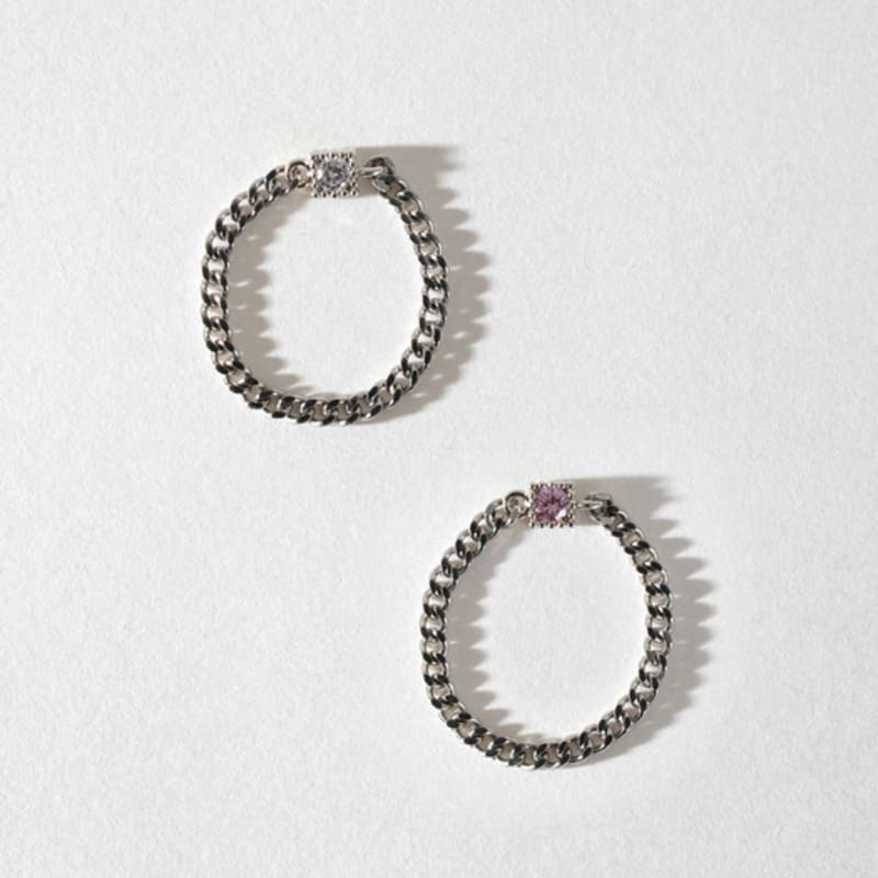 MERRYMOTIVE Holy twinkle chain ring (2colors)