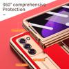 Full Protection Tempered Glass Protector Case For Samsung Galaxy Z Fold 3 4 Fold4 Fold3 Fold2 Fold 2 5g Leather Pen Holder Cases