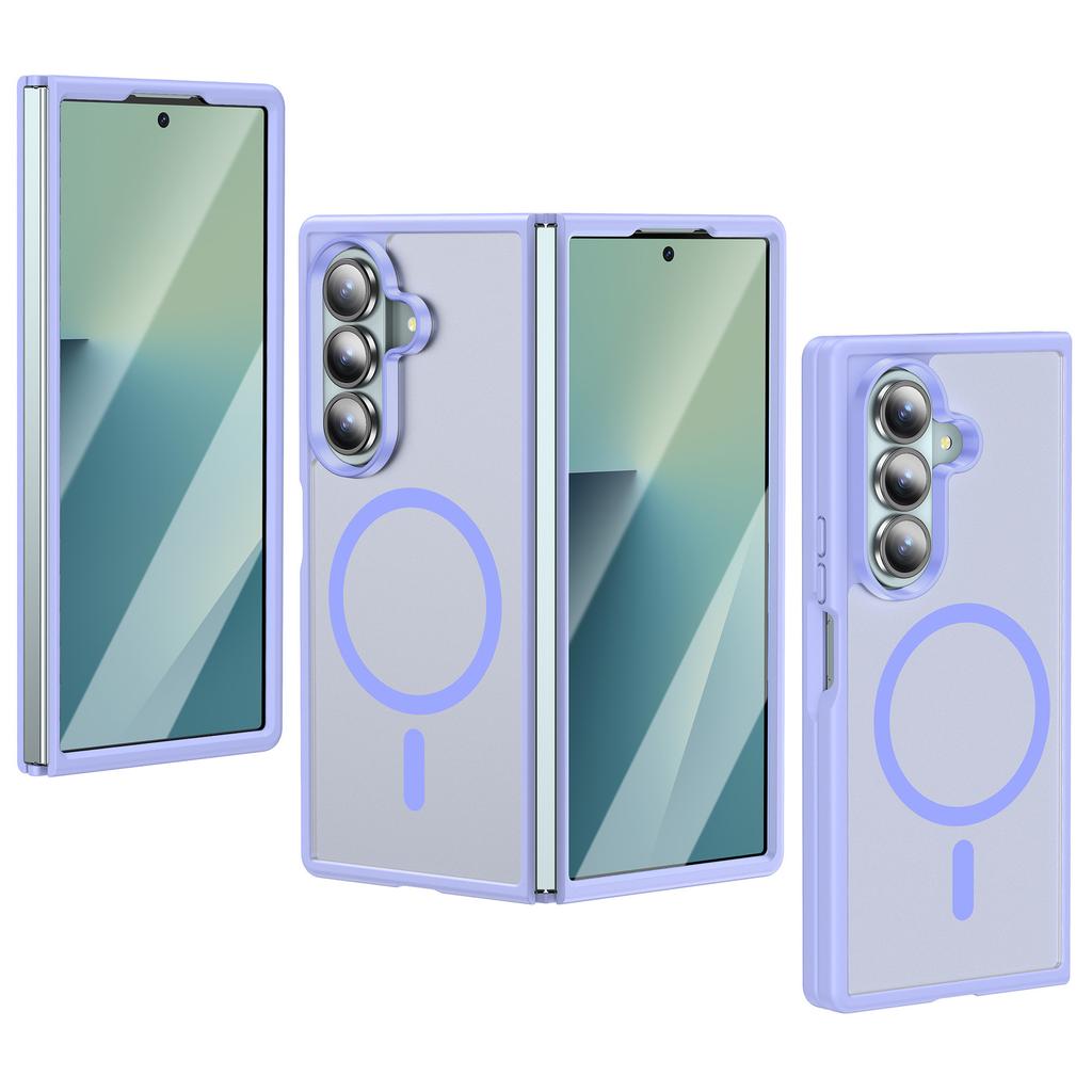 New for Samsung Z Fold 7 Mobile Phone Case Skin-sensitive Magnetic Folding Case Z Fold 6 Mobile Phone Case