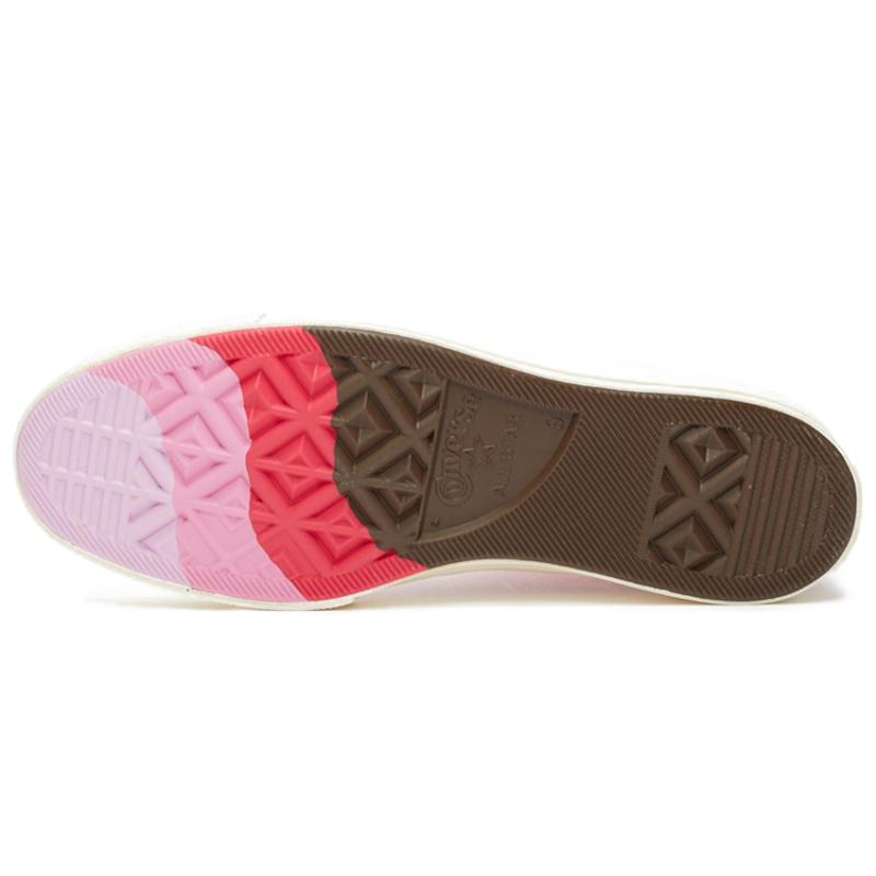 Converse Chuck Taylor All Star 70 Hi Comfortable & Stylish High Top Espadrilles Unisex Style White Pink