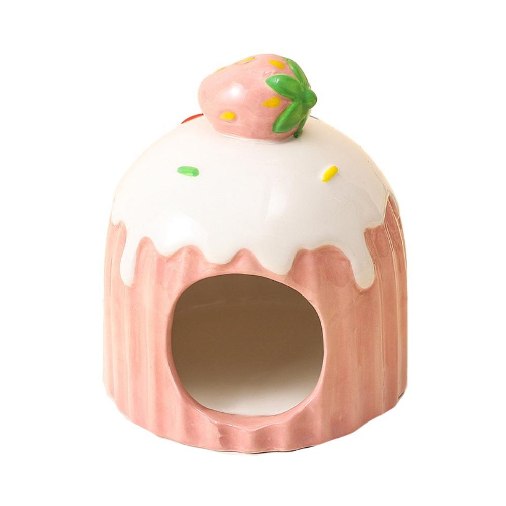 Ceramic Pet Small House Cooling Hamster Bed Hamster Landscaping Supplies Hamster Nest  Bird