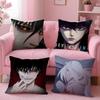 Cartoon Anime DDEVILS LINEL Cushion Cover Pillow Case Soft Skin Friendly Fabric  Concealed Zipper