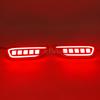 Car LED Rear Bumper Reflector Light For Chevrolet Captiva 2008 2009 2010 2011 2012 2013 2014 Brake Dynamic Turn Signal lamp