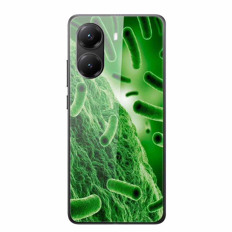 Tempered Glass Case For Xiaomi Poco X7 Pro Case Hard Glass Back Cover Soft TPU Bumper For Redmi Turbo 4 Phone Case X7Pro Turbo4