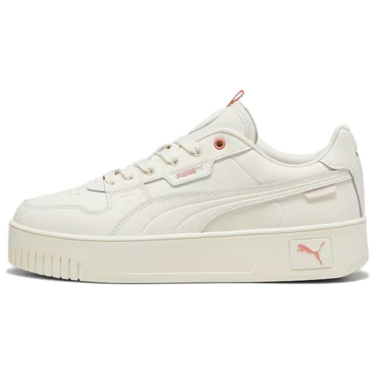 New PUMA Carina Street Low Top Skateboard Shoes Women's Ivory White 397487-03