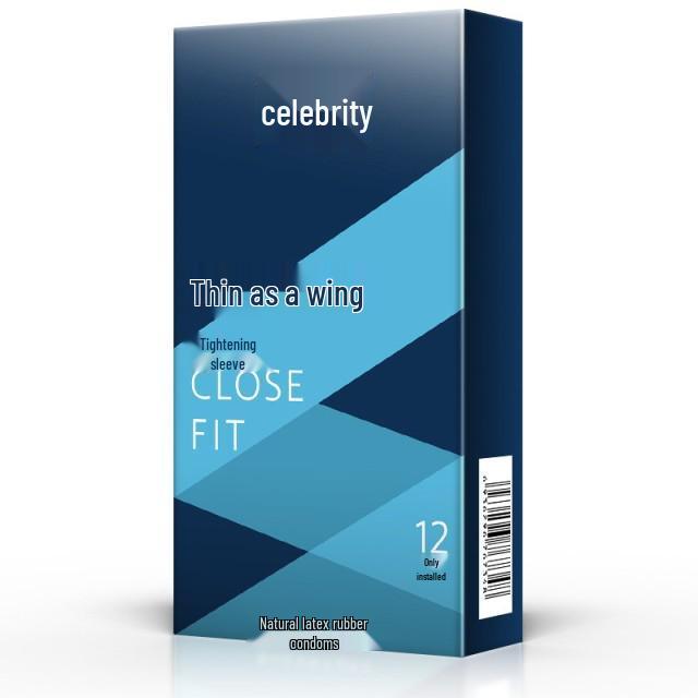 Celebrity Ultra-Thin Condoms: Dynamic Particle Design, Threaded, Stylish, Smooth, 0.02mm, Lubricated for Enhanced Sensation.