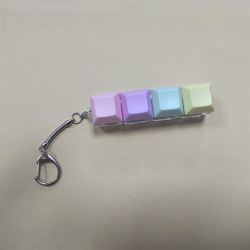 Mini Keyboard Switch Tester, Fidget Toy. 9x3x2cm, Colorful Keys, Portable, for Kids & Adults, Stress Relief
