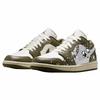 Jordan Air Jordan 1 Bamboo Grove Panda Slip Resistant Abrasion Resistant Low top Vintage Basketball Shoes Unisex DC0774-122(Team181-)