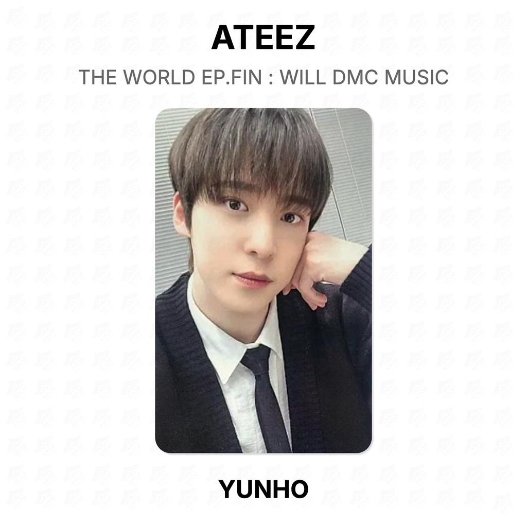 ATEEZ THE WORLD EP.FIN : WILL DMC MUSIC Official Photocard