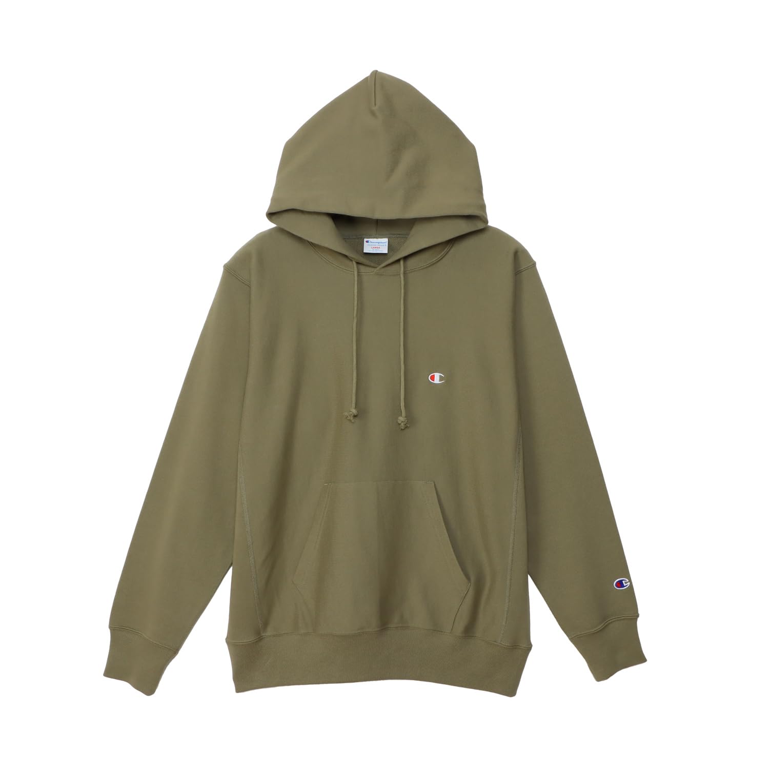 

Худи Champion с длинным рукавом из хлопка, флис 10 унций, свободного кроя, с логотипом и реверсивным плетением One-Point Weave®, цвет оливковый, мужской, 100%, C3-Y131,