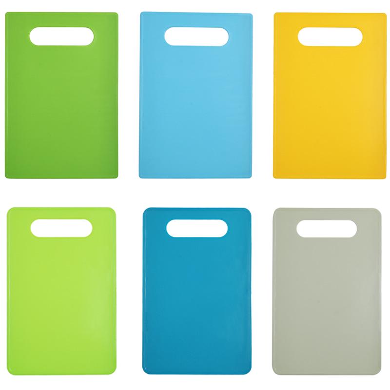 PP Kitchen Cutting Board Set: Double-Sided, Square, Ideal for Baby Food Preparation.