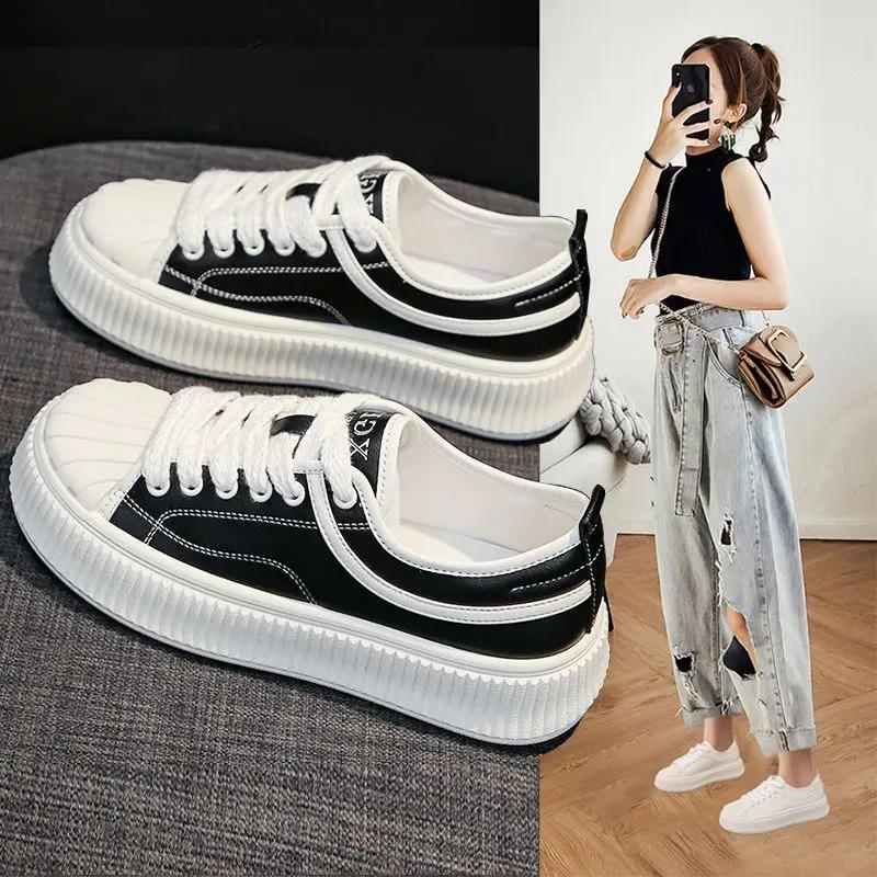 Fashion White High on Platform Women's Shoes Designer Luxury Vulcanized Shoe New Arrival 2025 39 Comfortable and Elegant Ladies Footwear