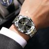 Genuine Men's Waterproof Korean-Style Luminous Quartz Watch with Double Calendar
