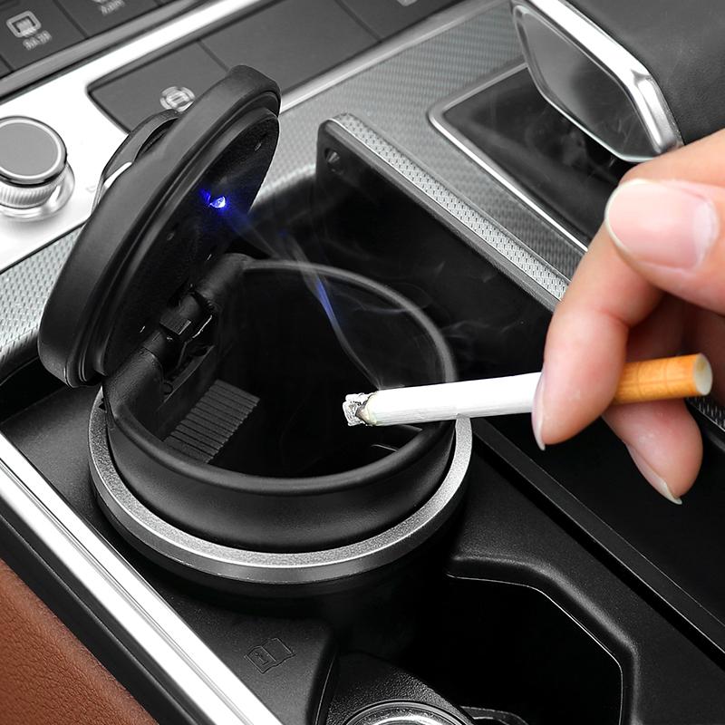 CBF5  Car Ashtray LED Light Portable Detachable Cigarette Soot Cup For Chevrolet Cruze Spark Captiva Suburban Camaro Malibu Silverado