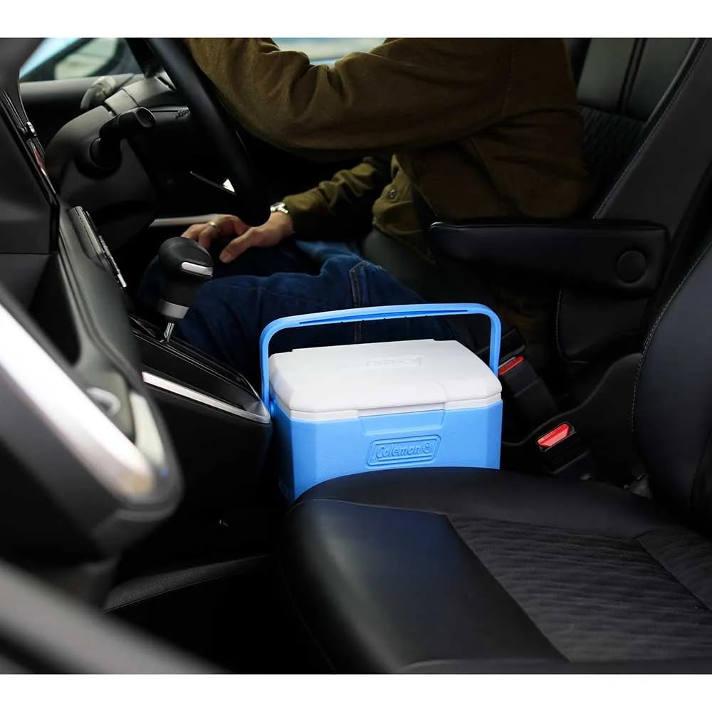Coleman Take 6 Cooler Box Perfect for sports cherry blossom club lunch and other outdoor Durable and powerful cooling system for heat (Daydream) -
