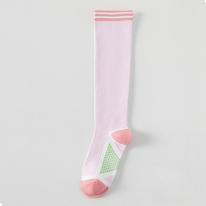 

Pressure Calf Socks for Women In Autumn and Winter, Long-sleeved Sports Muscles, Compression Socks for Fitness, Running and Slimming Legs 1 pair светло-розовый
