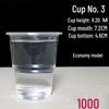 Xihe Thickened Disposable Plastic Cups