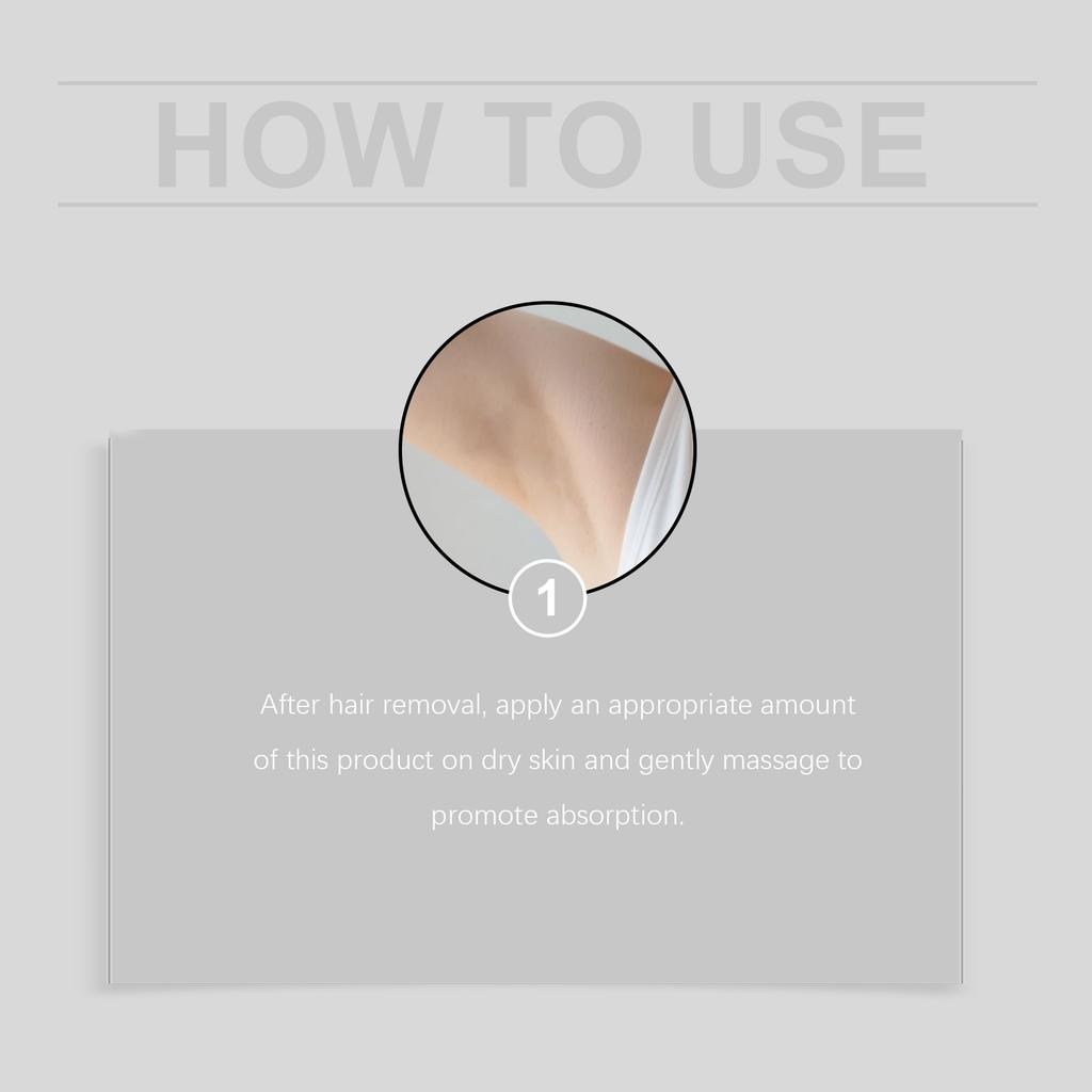 Hair Removal Care Oil, Moisturizing And Soothing The Skin, Reducing Hair Growth. Suitable For All Skin Types.60ml