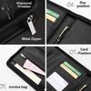 Multifunctional Contract File Folders PU Leather Document Organizer  Office School Supplies